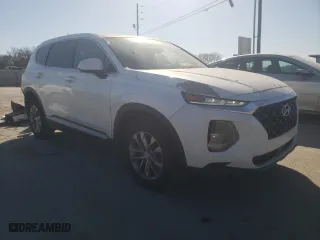 2019 Hyundai Santa Fe SE with VIN 5NMS23AD3KH111392, listed as a Copart auction lot 48485935 with 88,472 mi miles and Salvage Title. Bid and sale history available at carsss.com. Image 4.