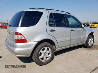 2002 Mercedes-Benz M-Class with VIN 4JGAB75E12A308993, listed as a Copart auction lot 48964095 with 75,340 mi miles and Salvage Title. Bid and sale history available at carsss.com. Image 3.