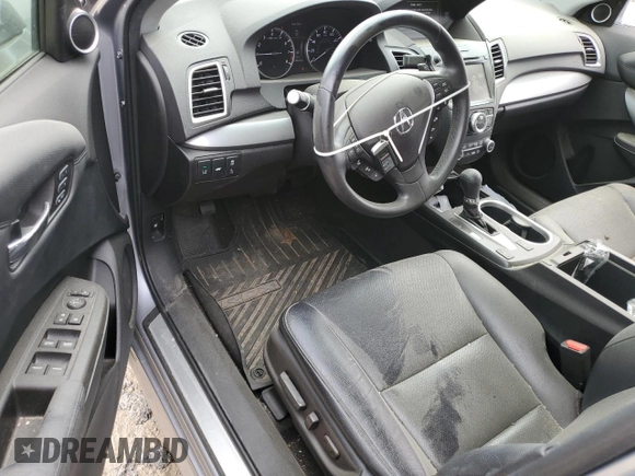 2016 Acura RDX Tech Pkg with VIN 5J8TB4H57GL010548, listed as a Copart auction lot 50379555 with 93,982 mi miles and Clean Title. Bid and sale history available at carsss.com. Image 8.