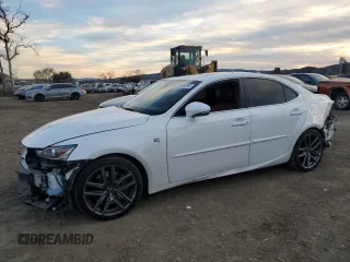 2020 Lexus IS with VIN JTHGA1D25L5104101, listed as a Copart auction lot 87504395 with 29,894 mi miles and Salvage Title. Bid and sale history available at carsss.com. Image 1.