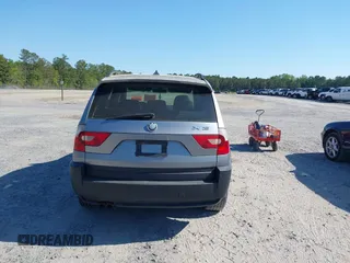 2005 BMW X3 3.0i with VIN WBXPA93445WD16297, listed as a IAAI auction lot 42073854 with 216,545 mi miles. Bid and sale history available at carsss.com. Image 16.