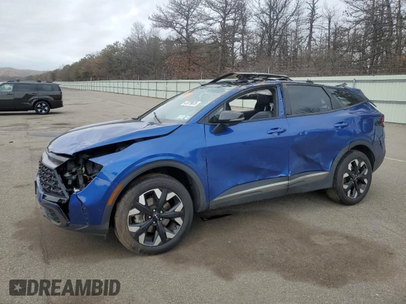 2023 Kia Sportage X-Line with VIN 5XYK6CAF4PG004732, listed as a Copart auction lot 47079635 with 31,841 mi miles and Salvage Title. Bid and sale history available at DreamBid. Image 1.