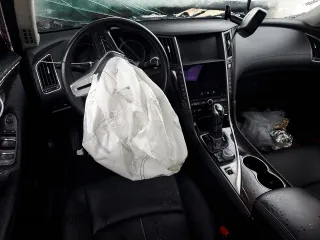 2018 Infiniti Q50 Luxe с VIN JN1EV7AP9JM351448, выставлен на аукционе Copart как лот 54090415 с пробегом Не указан миль и Списание • Salvage title. История ставок и продаж доступна на DreamBid. Изображение 8.