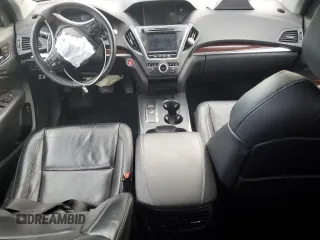 2016 Acura MDX w/Tech with VIN 5FRYD3H41GB008389, listed as a Copart auction lot 42983955 with 0 mi miles and Salvage Title. Bid and sale history available at carsss.com. Image 8.