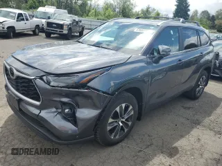2023 Toyota Highlander L with VIN 5TDKDRBH3PS042321, listed as a Copart auction lot 57688795 with 19,973 mi miles and Salvage title. Bid and sale history available at DreamBid. Image 1.