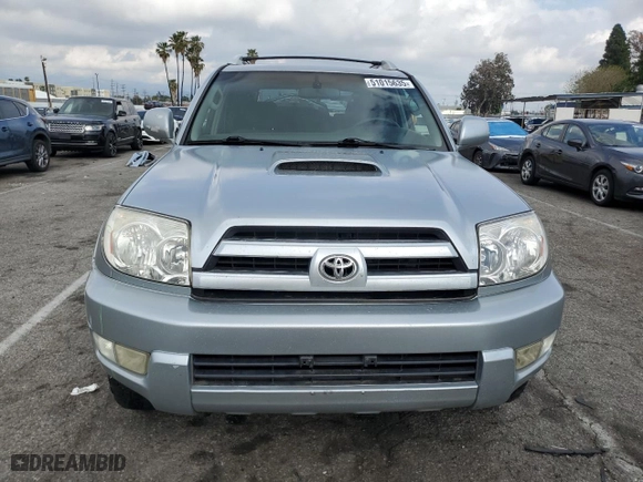 2005 Toyota 4Runner SR5 with VIN JTEZU14R050048207, listed as a Copart auction lot 51015635 with 163,945 mi miles and Salvage Title. Bid and sale history available at carsss.com. Image 5.