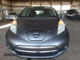 2015 Nissan LEAF SV with VIN 1N4AZ0CP2FC325684, listed as a Copart auction lot 48825085 with 38,342 mi miles and Salvage Title. Bid and sale history available at DreamBid. Image 5.