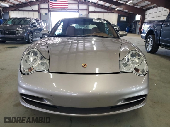 2002 Porsche 911 with VIN WP0CA299X2S651277, listed as a Copart auction lot 55651665 with 67,228 mi miles and Salvage Title. Bid and sale history available at DreamBid. Image 5.