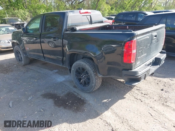 2021 Chevrolet Colorado 4WD Z71 with VIN 1GCGTDEN5M1167486, listed as a IAAI auction lot 42124990 with 162,297 mi miles and . Bid and sale history available at DreamBid. Image 3.