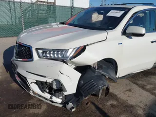 2018 Acura MDX Sport Hybrid w/Advance Pkg with VIN 5J8YD7H78JL000864, listed as a IAAI auction lot 41018072 with 150,815 mi miles. Bid and sale history available at carsss.com. Image 6.
