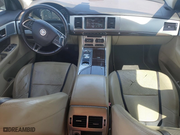 2012 Jaguar XF Portfolio with VIN SAJWA0HB6CLS36895, listed as a Copart auction lot 52158865 with 108,725 mi miles and Salvage Title. Bid and sale history available at carsss.com. Image 8.