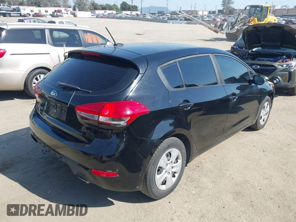 2017 Kia Forte LX with VIN KNAFK5A87H5696373, listed as a IAAI auction lot 41981938 with 63,181 mi miles and . Bid and sale history available at carsss.com. Image 4.
