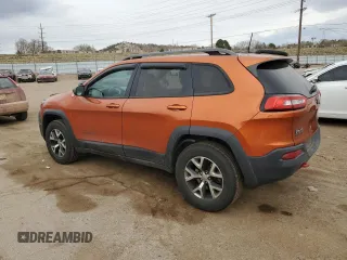 2016 Jeep Cherokee Trailhawk with VIN 1C4PJMBS2GW132928, listed as a Copart auction lot 50914955 with 156,993 mi miles and Salvage Title. Bid and sale history available at DreamBid. Image 2.