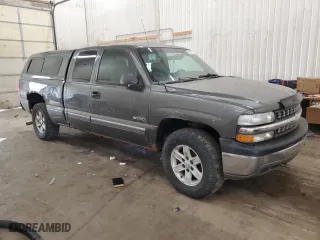2002 Chevrolet Silverado 1500 LS with VIN 1GCEK19T12E268743, listed as a Copart auction lot 53627215 with 242,914 mi miles and Clean Title. Bid and sale history available at carsss.com. Image 4.