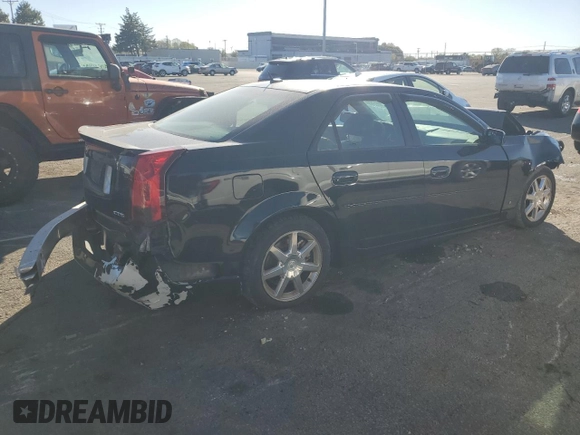 2006 Cadillac CTS with VIN 1G6DP577560194372, listed as a Copart auction lot 75014874 with 0 mi miles and Salvage Title. Bid and sale history available at carsss.com. Image 3.
