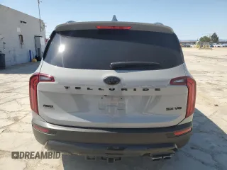 2021 Kia Telluride SX with VIN 5XYP5DHC3MG156572, listed as a Copart auction lot 59173945 with 45,089 mi miles and Salvage title. Bid and sale history available at DreamBid. Image 6.