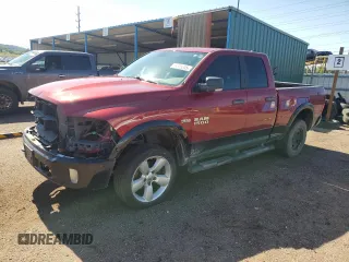 2014 Ram 1500 Big Horn with VIN 1C6RR7GT9ES145059, listed as a Copart auction lot 63343345 with 177,969 mi miles and Salvage title. Bid and sale history available at DreamBid. Image 1.