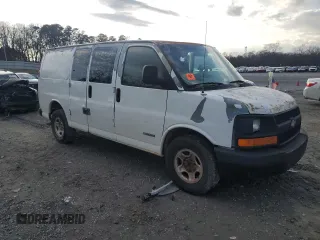 2003 Chevrolet Express Cargo with VIN 1GCFG25T731149766, listed as a Copart auction lot 44036855 with Not Provided miles and Non Repairable. Bid and sale history available at DreamBid. Image 4.