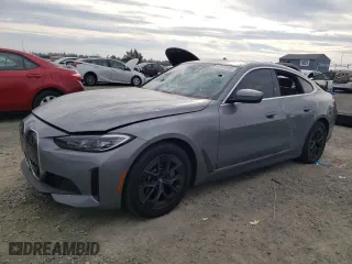 2024 BMW i4 eDrive40 with VIN WBY73AW0XRFR74533, listed as a Copart auction lot 46370845 with 15,469 mi miles and Salvage Title. Bid and sale history available at carsss.com. Image 1.