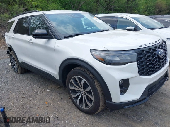 2025 Ford Explorer ST-Line with VIN 1FMUK8KH9SGB60445, listed as a IAAI auction lot 42087110 with 2,569 mi miles and . Bid and sale history available at DreamBid. Image 1.