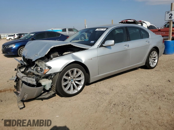 2008 BMW 7 Series 750i with VIN WBAHL83508DT13048, listed as a Copart auction lot 70463774 with 140,781 mi miles and Salvage Title. Bid and sale history available at carsss.com. Image 1.