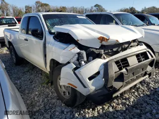 2022 Nissan Frontier S with VIN 1N6ED1CL3NN689562, listed as a Copart auction lot 82931834 with 90,507 mi miles and Salvage Title. Bid and sale history available at carsss.com. Image 4.