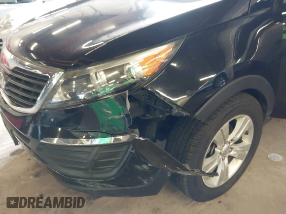 2012 Kia Sportage LX with VIN KNDPB3A28C7211680, listed as a IAAI auction lot 41678361 with 1 mi miles. Bid and sale history available at carsss.com. Image 13.