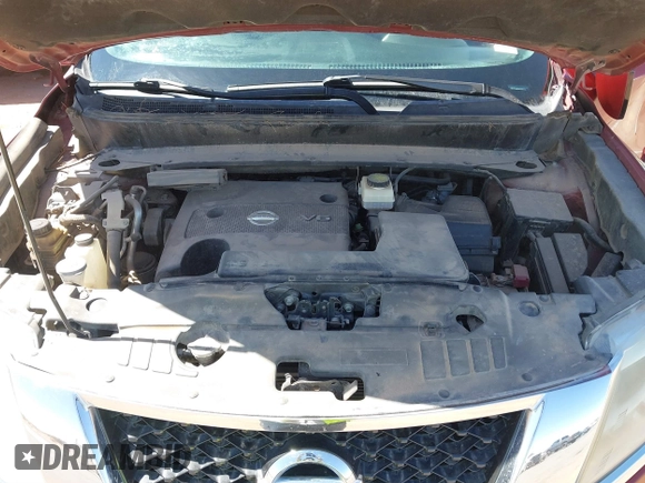 2013 Nissan Pathfinder SV with VIN 5N1AR2MN0DC604756, listed as a IAAI auction lot 41743941 with 87,143 mi miles. Bid and sale history available at carsss.com. Image 10.