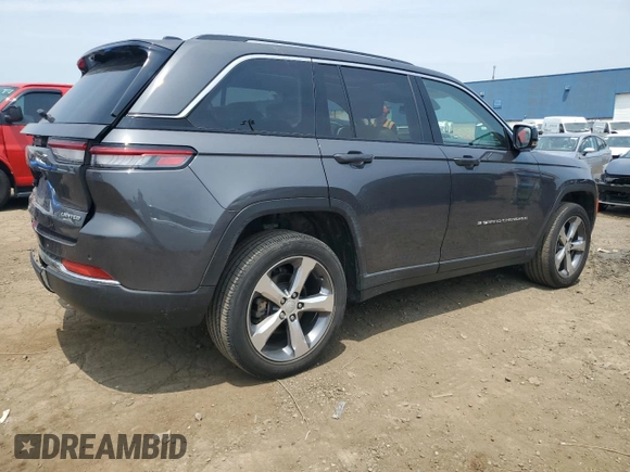 2022 Jeep Grand Cherokee Limited with VIN 1C4RJHBG3N8614014, listed as a Copart auction lot 60671905 with 39,869 mi miles and Clean title. Bid and sale history available at DreamBid. Image 3.