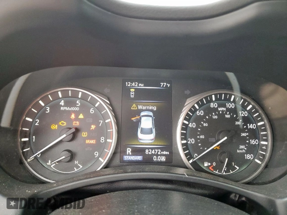 2020 Infiniti Q50 Luxe z VIN JN1EV7AP9LM202864, wystawiony jako Copart lot #57360645 z przebiegiem 82 472 mil mil oraz Czysty tytuł • Clean title. Historia ofert i sprzedaży dostępna na DreamBid. Obrazek 9.