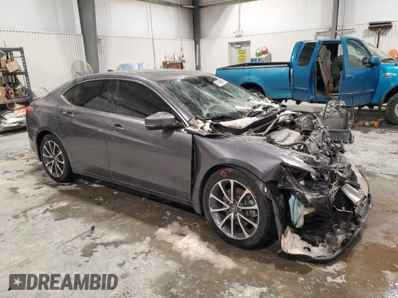 2017 Acura TLX V6 w/Technology Pkg with VIN 19UUB2F57HA001759, listed as a Copart auction lot 49749975 with 64,575 mi miles and Salvage Title. Bid and sale history available at carsss.com. Image 4.