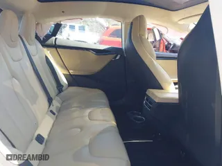 2017 Tesla Model S 100D with VIN 5YJSA1E23HF189813, listed as a IAAI auction lot 41767079 with 53,541 mi miles. Bid and sale history available at carsss.com. Image 8.