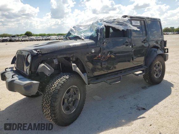 2018 Jeep Wrangler JK Unlimited Sahara with VIN 1C4BJWEG8JL858721, listed as a Copart auction lot 71556954 with 0 mi miles and Salvage Title. Bid and sale history available at carsss.com. Image 1.