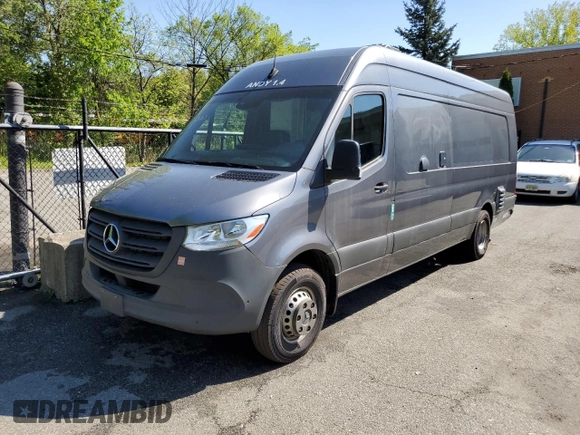 2021 Mercedes-Benz Sprinter with VIN W1W9ED3YXMT074679, listed as a Copart auction lot 53903804 with 17,802 mi miles and Clean Title. Bid and sale history available at DreamBid. Image 2.