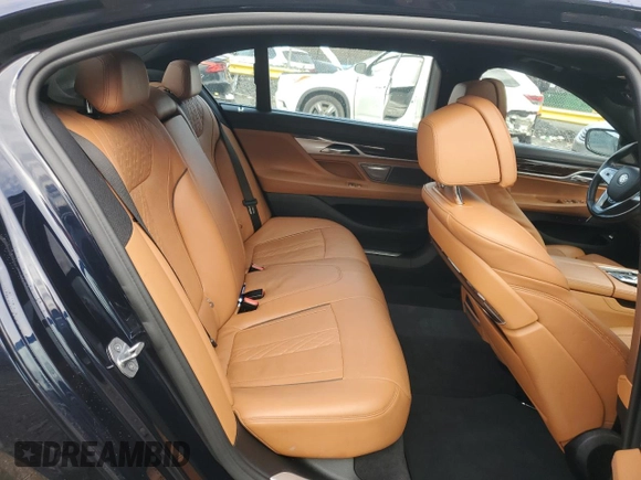 2020 BMW 7 Series 750i xDrive with VIN WBA7U2C08LGJ59707, listed as a Copart auction lot 49145595 with 30,020 mi miles and Salvage title. Bid and sale history available at DreamBid. Image 10.