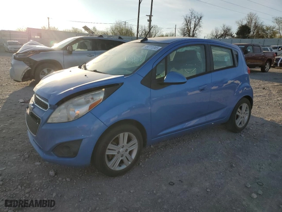 2014 Chevrolet Spark LS with VIN KL8CB6S99EC414348, listed as a Copart auction lot 49711245 with 140,044 mi miles and Salvage Title. Bid and sale history available at carsss.com. Image 1.