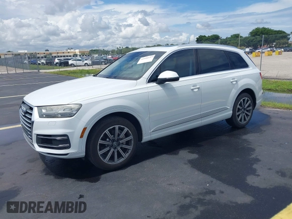 2018 Audi Q7 Premium Plus z VIN WA1LHAF79JD004553, wystawiony jako IAAI lot #42591653 z przebiegiem 65 349 mil mil oraz . Historia ofert i sprzedaży dostępna na DreamBid. Obrazek 2.