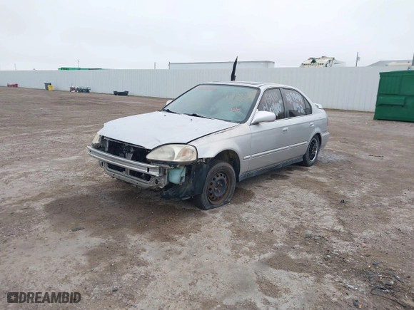 1999 Honda Civic EX with VIN 1HGEJ8649XL023282, listed as a IAAI auction lot 41496406 with 229,003 mi miles. Bid and sale history available at carsss.com. Image 2.