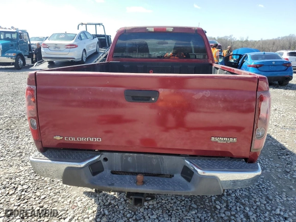 2006 Chevrolet Colorado LT w/1LT with VIN 1GCDS196768152439, listed as a Copart auction lot 49154325 with 175,413 mi miles and Clean Title. Bid and sale history available at carsss.com. Image 7.