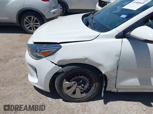 2020 Kia Rio LX with VIN 3KPA24AD5LE341235, listed as a IAAI auction lot 41948649 with 34,581 mi miles. Bid and sale history available at carsss.com. Image 16.