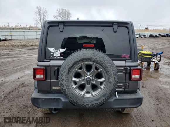 2020 Jeep Wrangler Unlimited Sport S z VIN 1C4HJXDN7LW286915, wystawiony jako Copart lot #51834275 z przebiegiem 33 129 mil mil oraz Szkoda całkowita • Salvage title. Historia ofert i sprzedaży dostępna na DreamBid. Obrazek 6.