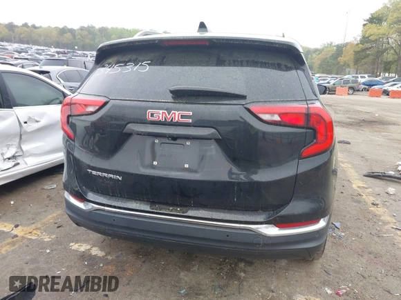 2019 GMC Terrain SLT with VIN 3GKALPEV1KL345315, listed as a IAAI auction lot 41919032 with 105,614 mi miles. Bid and sale history available at carsss.com. Image 16.