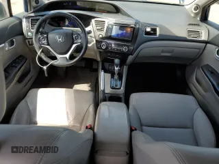 2015 Honda Civic EX-L with VIN 2HGFB2F90FH546468, listed as a Copart auction lot 55102285 with 155,412 mi miles and Salvage Title. Bid and sale history available at DreamBid. Image 8.