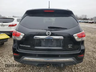 2013 Nissan Pathfinder S with VIN 5N1AR2MM5DC604128, listed as a Copart auction lot 44137875 with 225,680 mi miles and Salvage Title. Bid and sale history available at carsss.com. Image 6.