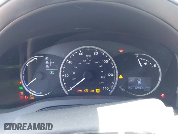 2012 Lexus CT 200h z VIN JTHKD5BH3C2111503, wystawiony jako IAAI lot #42314091 z przebiegiem 53 058 mil mil oraz . Historia ofert i sprzedaży dostępna na DreamBid. Obrazek 7.