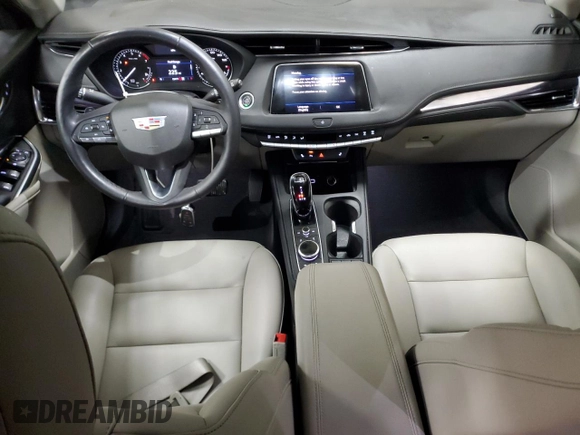 2022 Cadillac XT4 AWD Luxury with VIN 1GYFZBR45NF145986, listed as a Copart auction lot 79198274 with 23,477 mi miles and Salvage Title. Bid and sale history available at carsss.com. Image 8.
