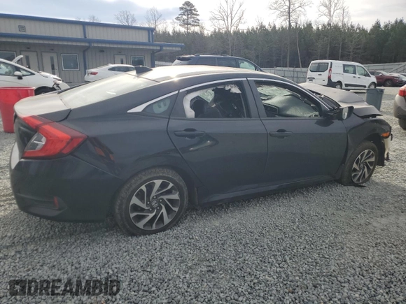 2017 Honda Civic Sedan EX with VIN 2HGFC2F73HH526925, listed as a Copart auction lot 47747635 with 0 mi miles and Salvage Title. Bid and sale history available at carsss.com. Image 3.