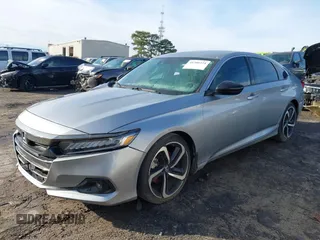 2022 Honda Accord Sedan Sport SE with VIN 1HGCV1F43NA039506, listed as a IAAI auction lot 41200374 with 67,006 mi miles. Bid and sale history available at carsss.com. Image 2.