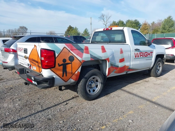 2018 Chevrolet Silverado 1500 Work Truck with VIN 1GCNCNEHXJZ302661, listed as a IAAI auction lot 41778745 with 133,508 mi miles. Bid and sale history available at carsss.com. Image 4.
