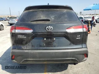 2023 Toyota Corolla Cross LE with VIN 7MUCAABG1PV050123, listed as a Copart auction lot 61384845 with 30,712 mi miles and Salvage title. Bid and sale history available at DreamBid. Image 6.